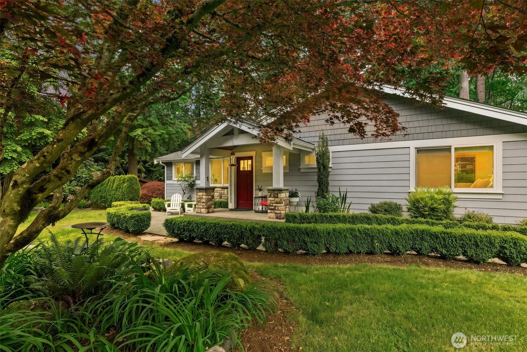 23307 49th Avenue Southeast Bothell, WA 98021 - Photo 3 of 37 a front view of a house with a yard