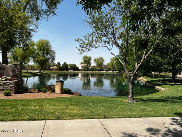 4311 South Splendor Place Gilbert, AZ 85297 - Photo 24 of 24 a backyard view with a lake view