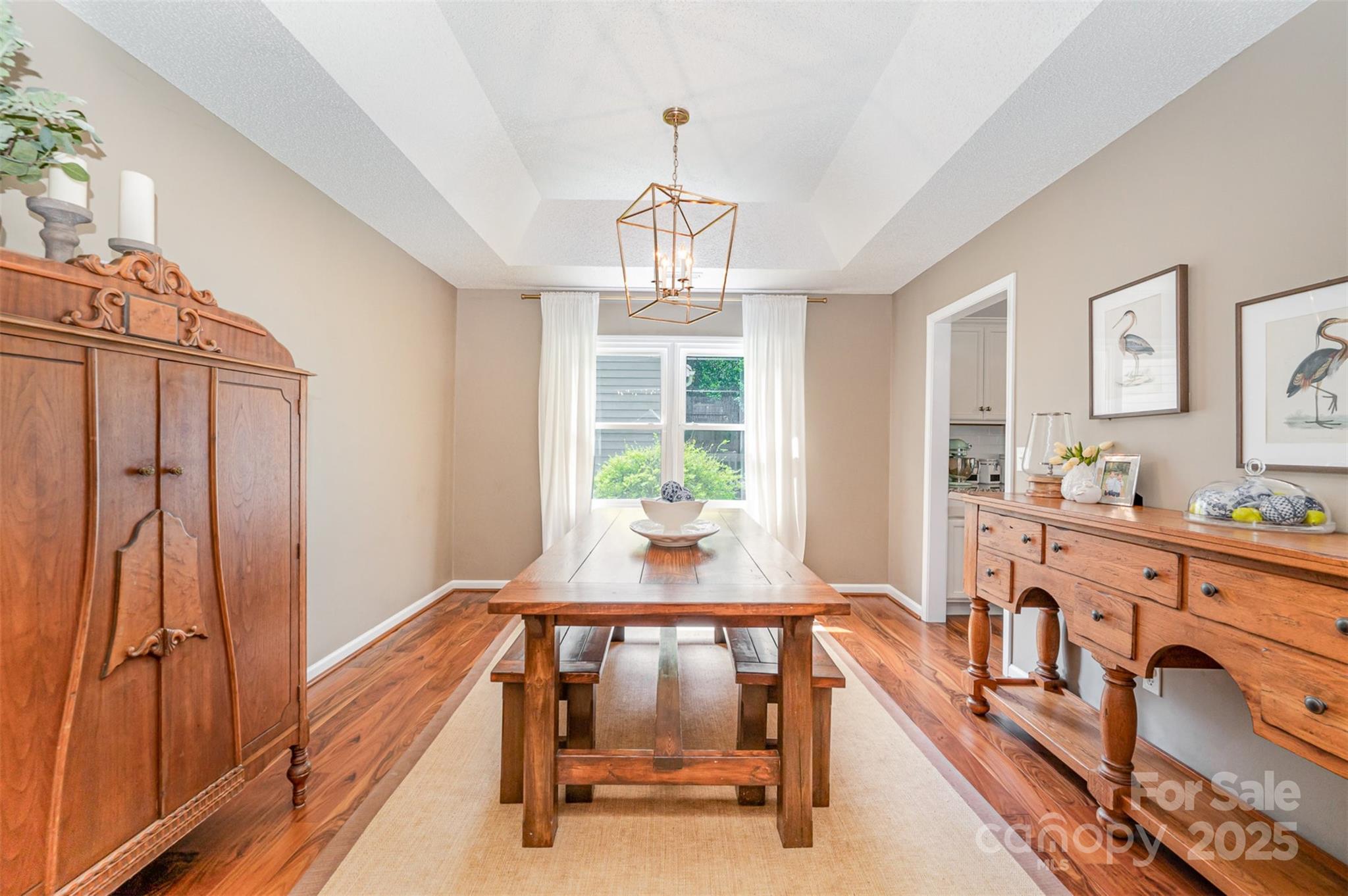 105 Banksridge Road Fort Mill, SC 29715 - Photo 5 of 30 a view of a dining room with furniture window and outside view