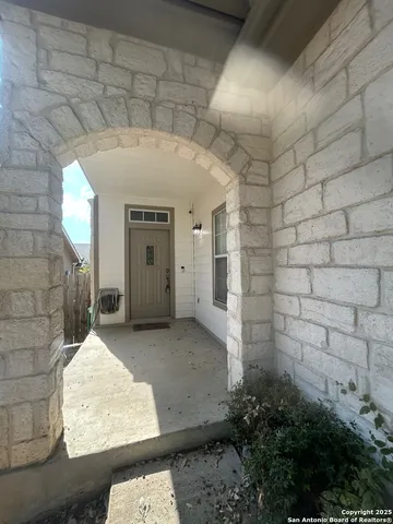 a view of entrance door of the house