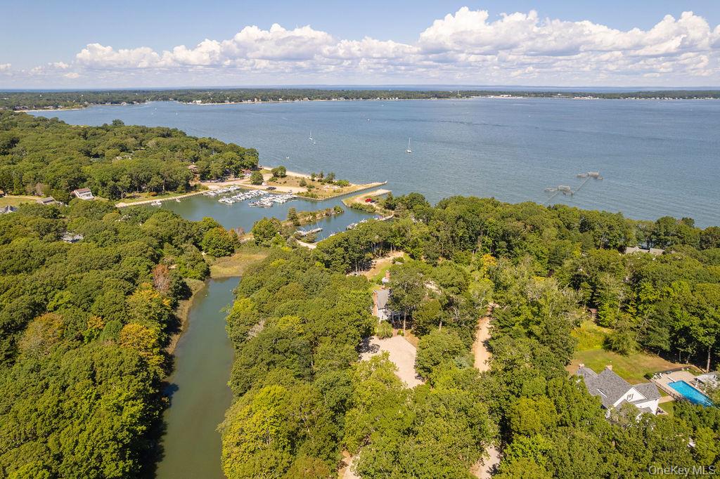 10947 North Bayview Road Southold, NY 11971 - Photo 42 of 43 Aerial view of a nearby body of water