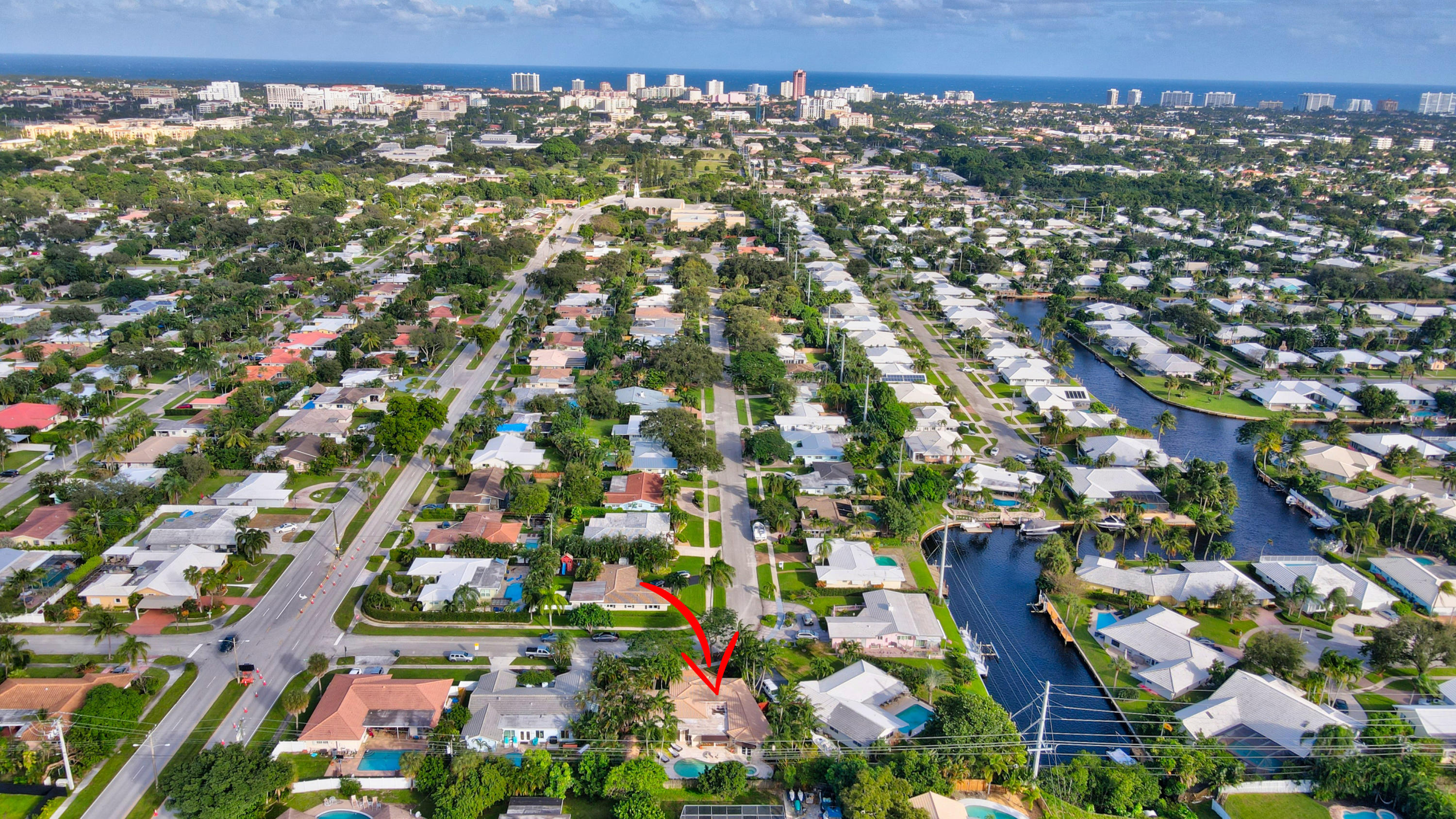 699 Southwest 8th Terrace Boca Raton, FL 33486 - Photo 37 of 40 Drone