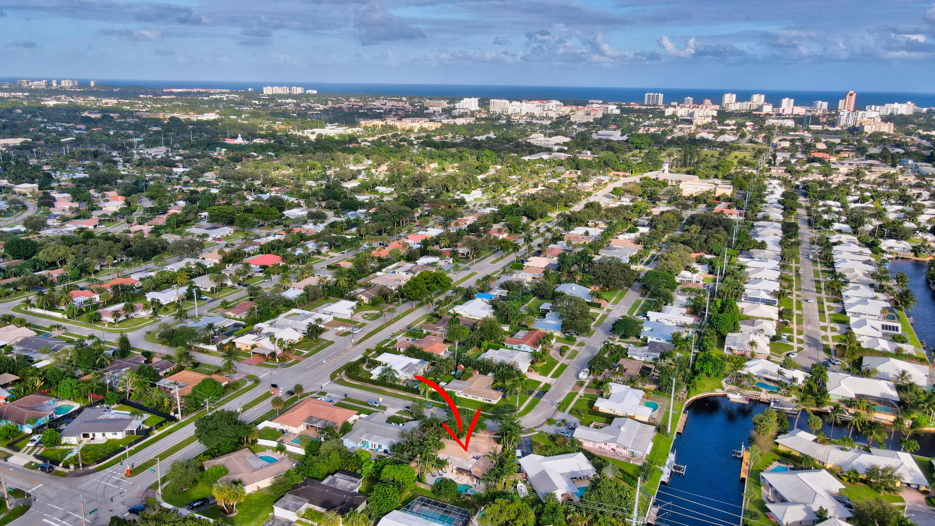 699 Southwest 8th Terrace Boca Raton, FL 33486 - Photo 38 of 40 Drone