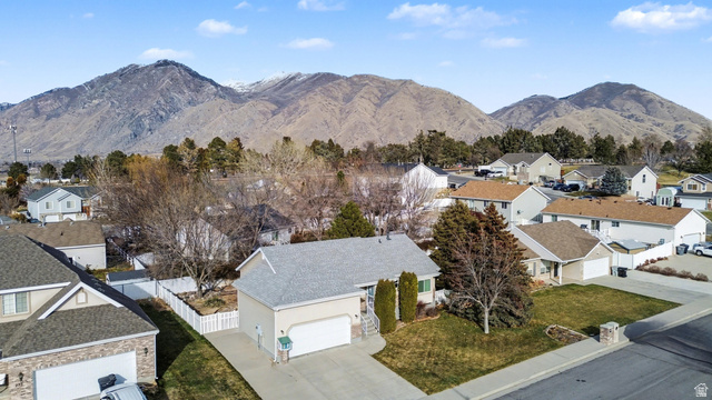 281 Winchester Drive Springville, UT 84663 - Photo 20 of 27 View of mountain backdrop featuring nearby suburban area