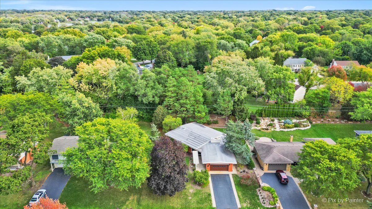 239 Beverly Road Barrington, IL 60010 - Photo 25 of 28 a view of a yard with plants and outdoor seating