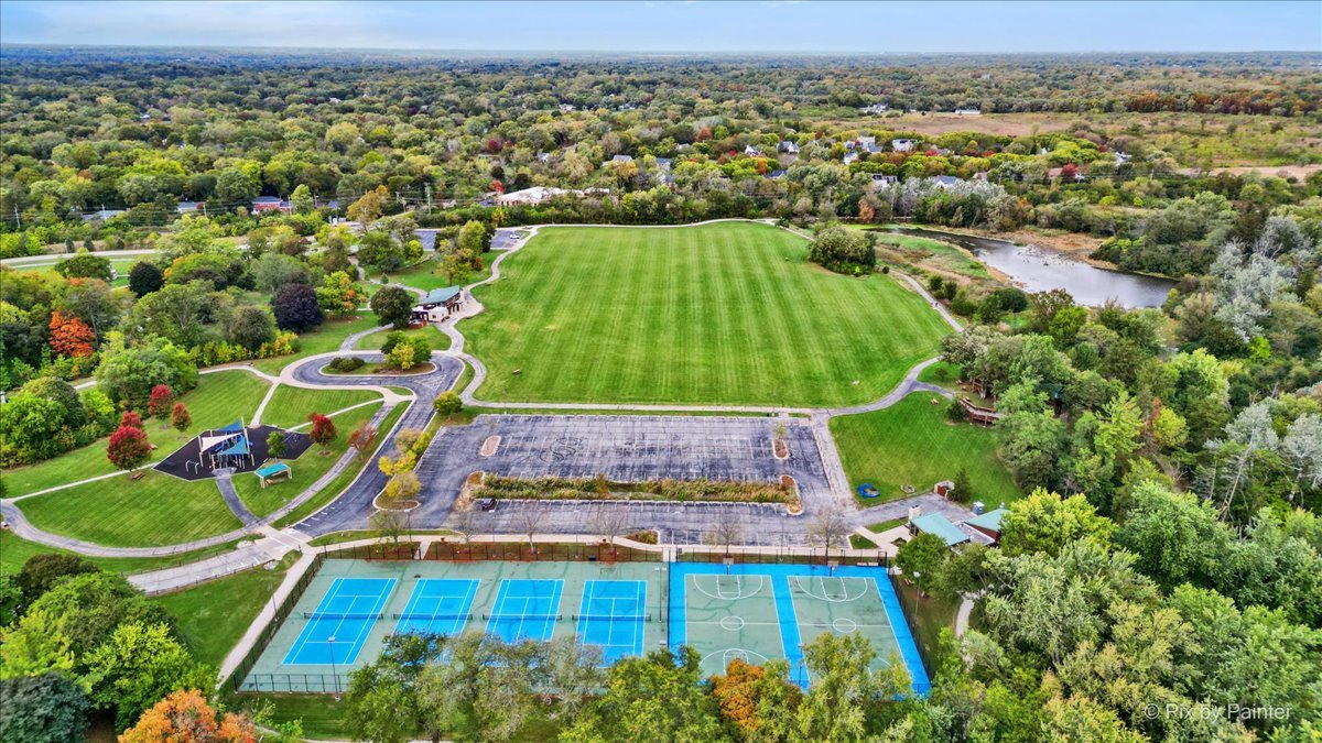 239 Beverly Road Barrington, IL 60010 - Photo 27 of 28 an aerial view of residential houses with outdoor space and swimming pool