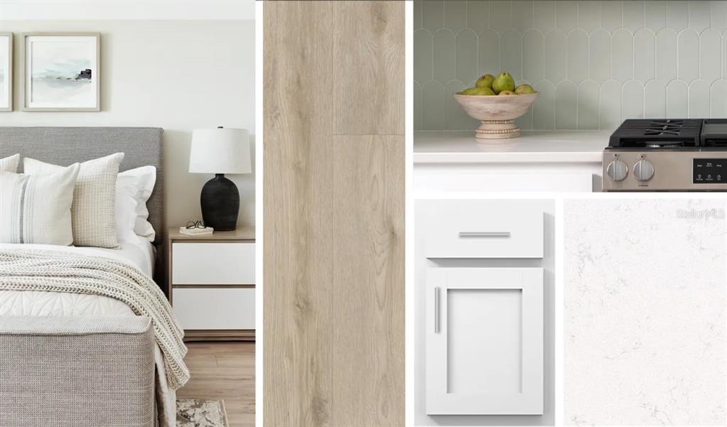 5765 Haystack Drive St. Cloud, FL 34771 - Photo 42 of 42 a bed room with a bed and a potted plant