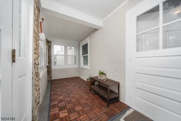 a room with window and a table