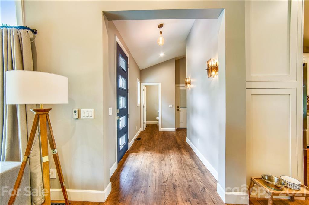 5016 Kiser Island Road Terrell, NC 28682 - Photo 14 of 37 a view of hallway with wooden floor
