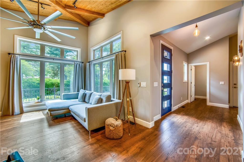 5016 Kiser Island Road Terrell, NC 28682 - Photo 20 of 37 a living room with furniture and wooden floor