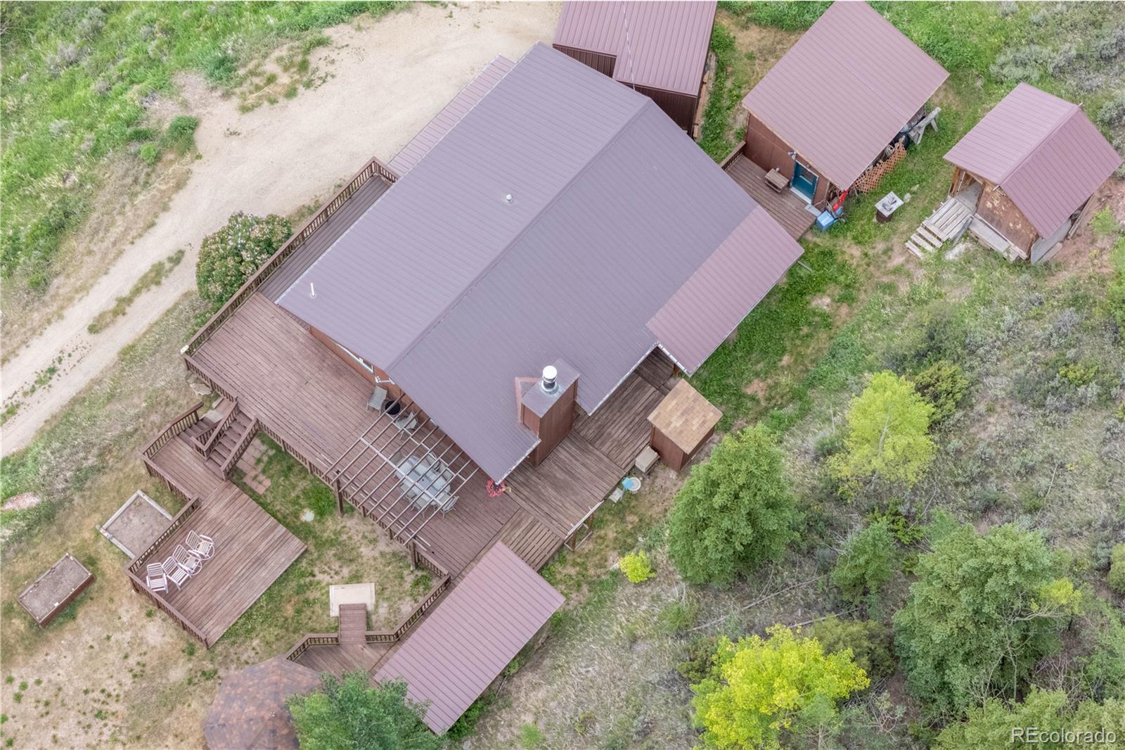 360 Gcr 194 Kremmling, CO 80459 - Photo 15 of 50 an aerial view of house with yard