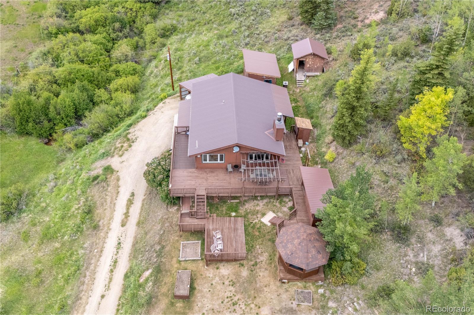 360 Gcr 194 Kremmling, CO 80459 - Photo 16 of 50 an aerial view of a house with outdoor space