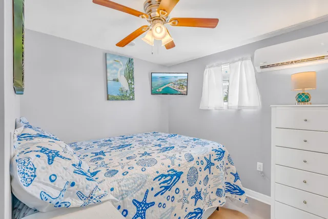 a view of a lake with a nearby beach