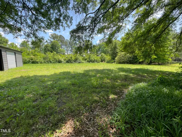 a view of yard with green space