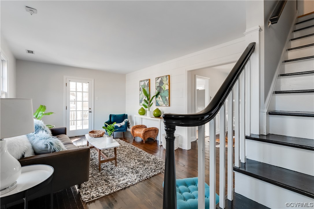 1200 Boroughbridge Road Richmond, VA 23225 - Photo 30 of 43 a living room with furniture and a wooden floor