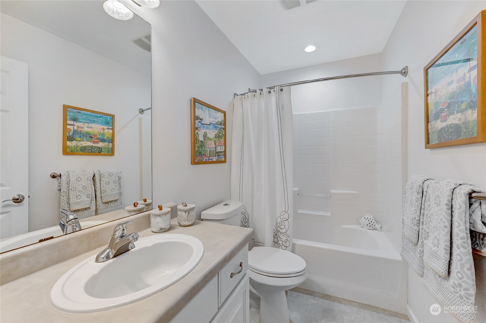 19110 13th Avenue Southeast Bothell, WA 98012 - Photo 26 of 32 a bathroom with a sink toilet and shower