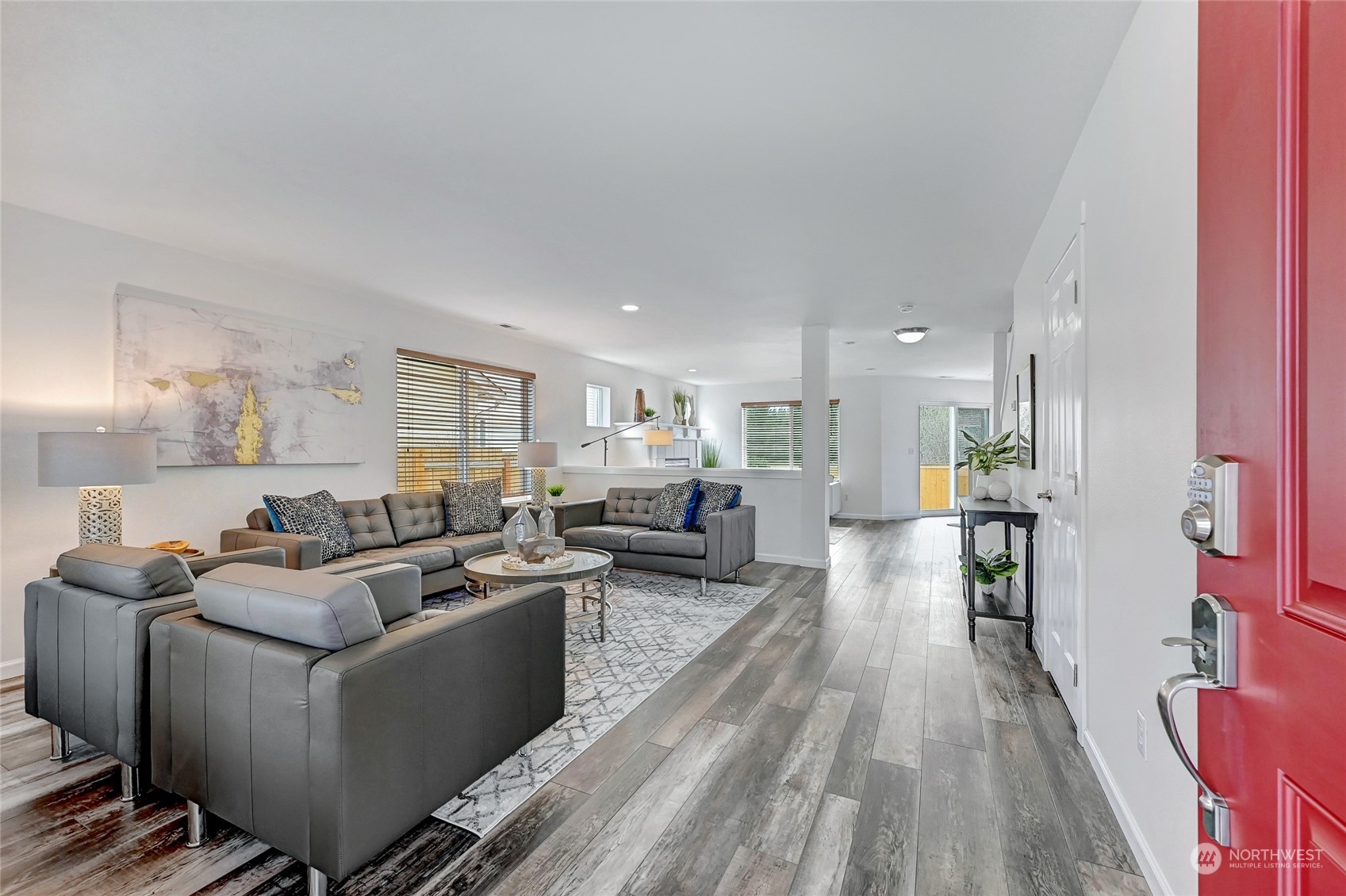 19110 13th Avenue Southeast Bothell, WA 98012 - Photo 3 of 32 a living room with furniture and a wooden floor