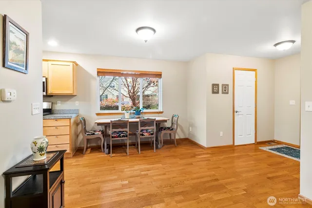 a view of a livingroom with furniture and window