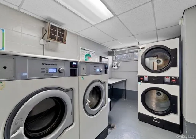 a view of a park with slide