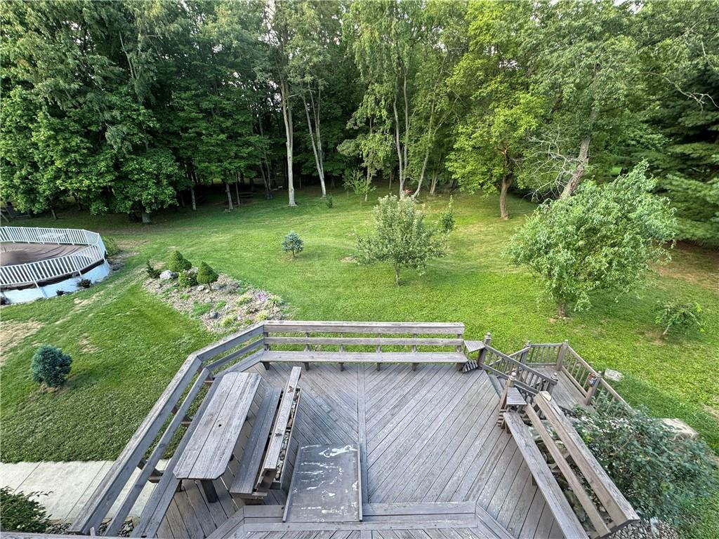 796 Hoover Road New Castle, PA 16101 - Photo 39 of 43 a view of a backyard with a garden