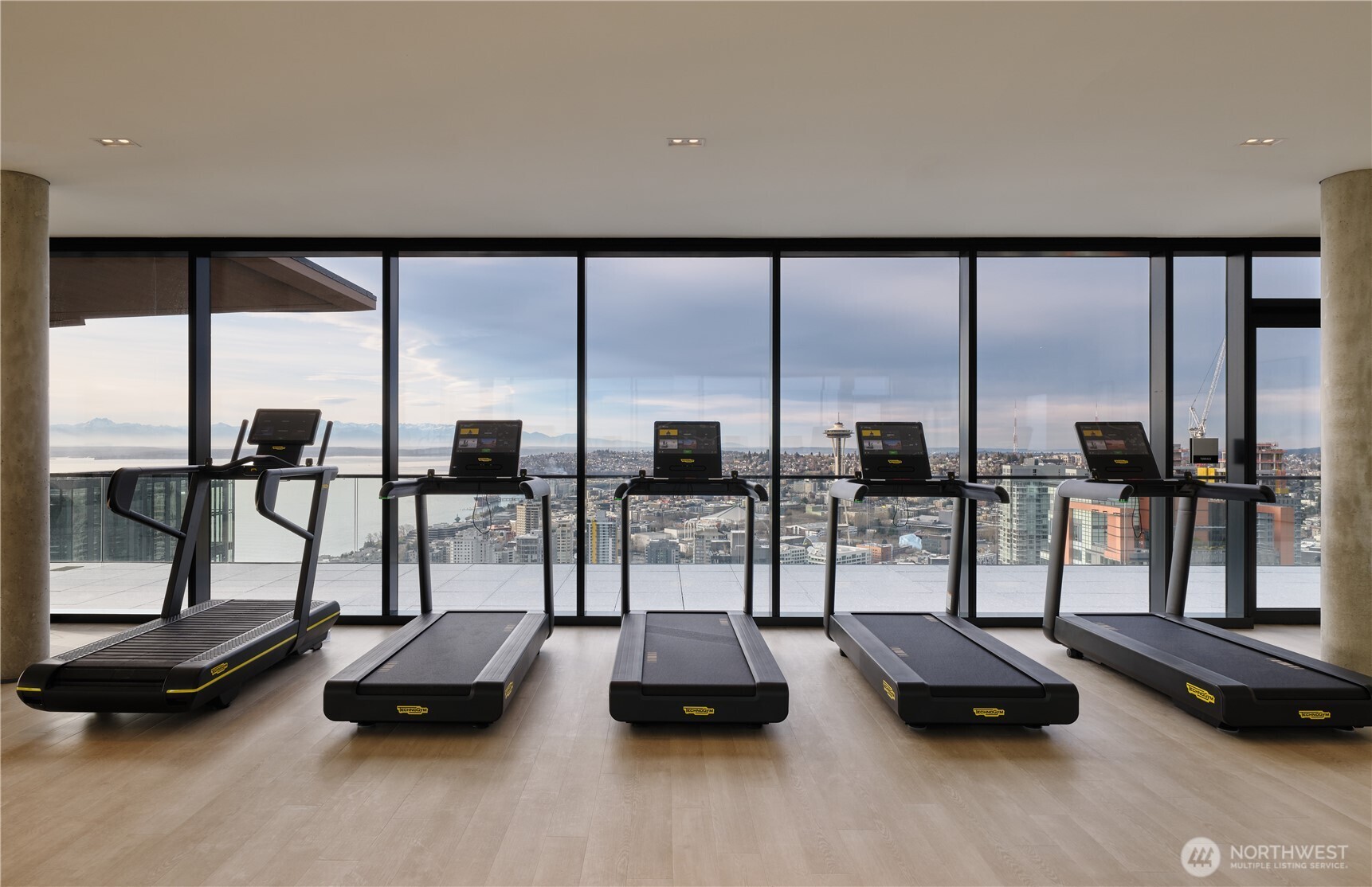 300 Virginia Street, Unit 1502 Seattle, WA 98101 - Photo 5 of 7 a living room with balcony