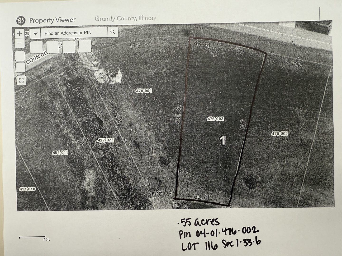 Lot 116-sec Lot 116-sec 1-33-6 Country Club Lane Morris, IL 60450 - Photo 7 of 8 a bathroom with a shower