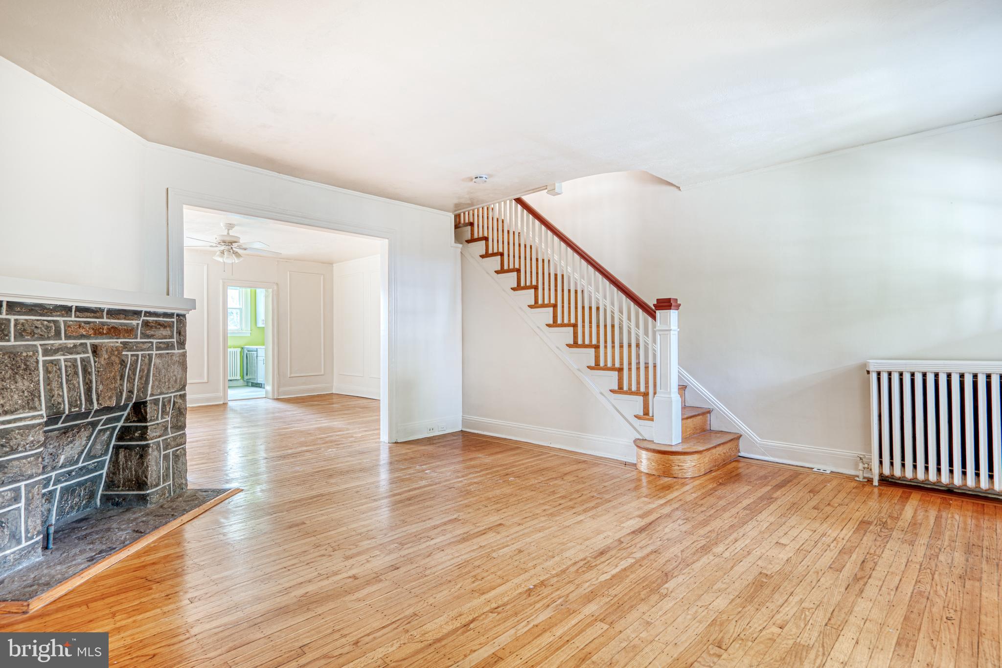 3621 Elkader Road Baltimore, MD 21218 - Photo 9 of 32 a view of an entryway with wooden floor