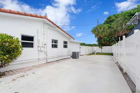 a view of a house with a patio