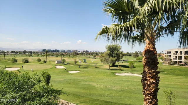 a view of a swimming pool and lake view