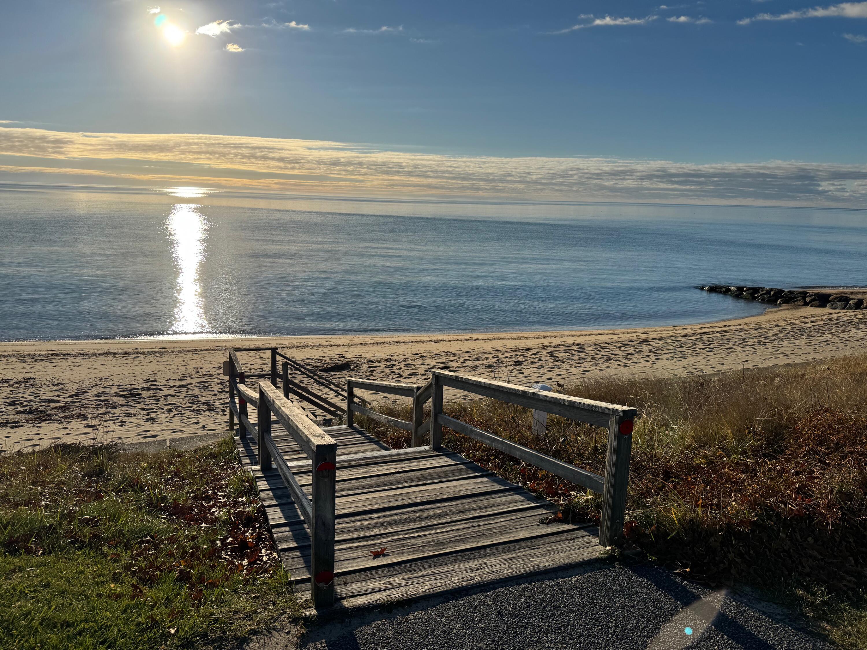 a view of wooden floor