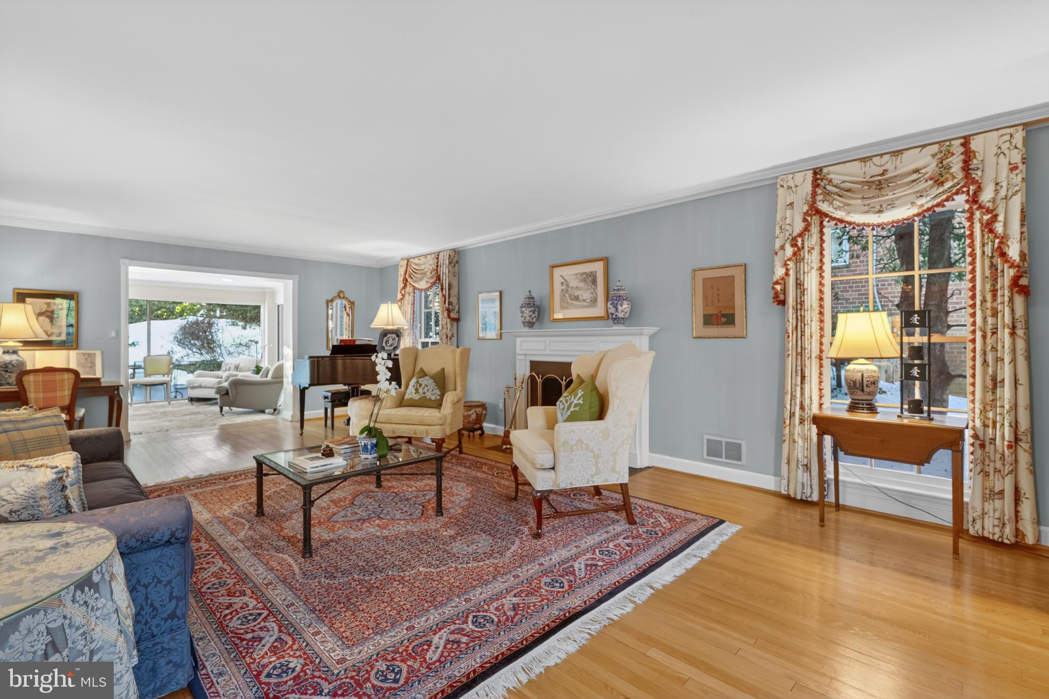 2238 47th Street Northwest Washington, DC 20007 - Photo 12 of 42 a living room with furniture and a table