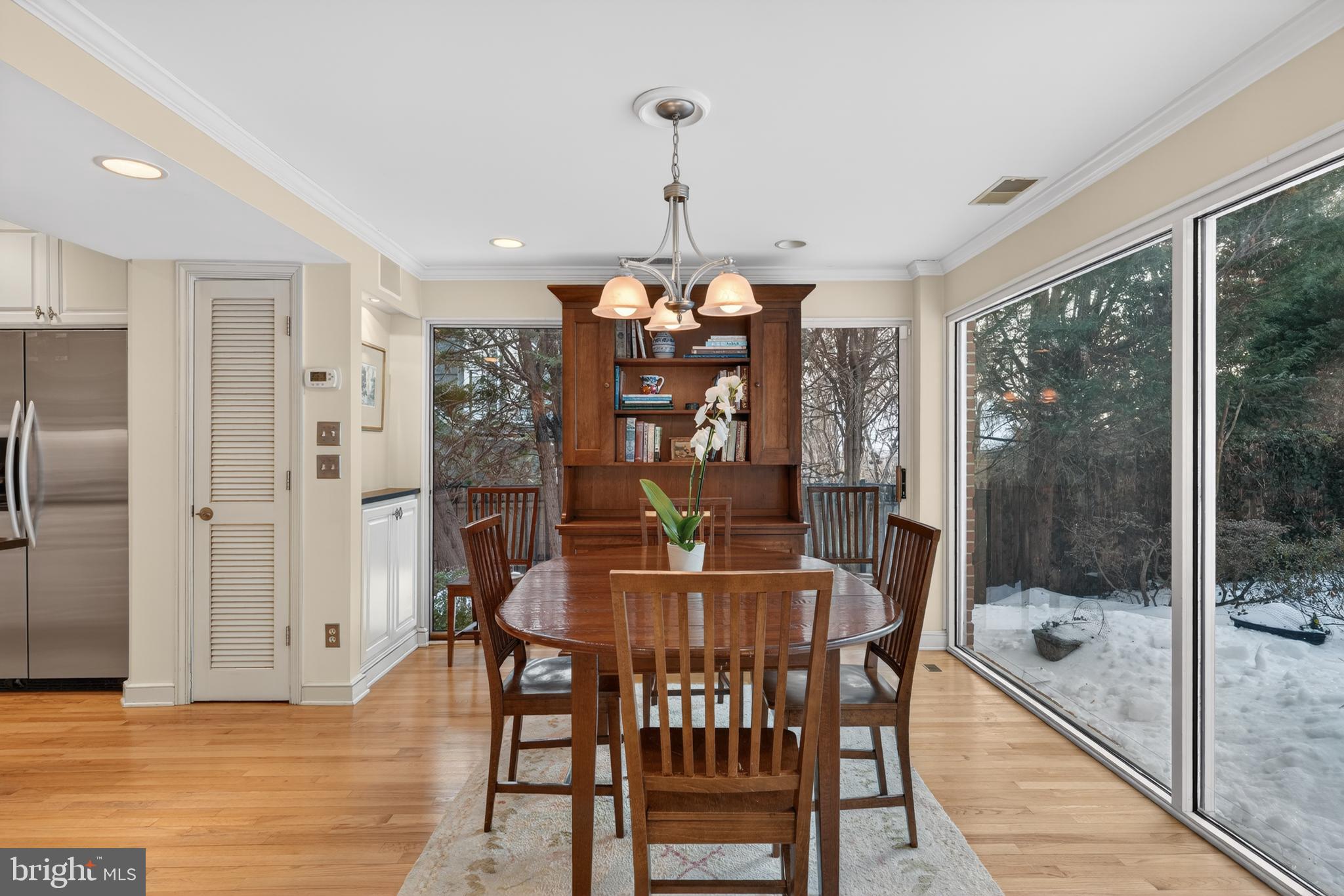 2238 47th Street Northwest Washington, DC 20007 - Photo 15 of 67 a dining room with furniture and window