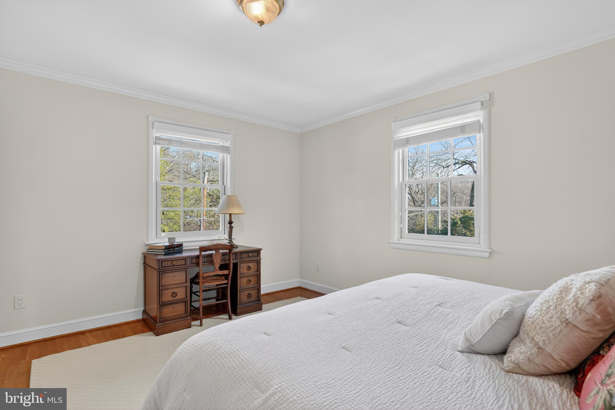 2238 47th Street Northwest Washington, DC 20007 - Photo 26 of 42 a bedroom with a bed and a window