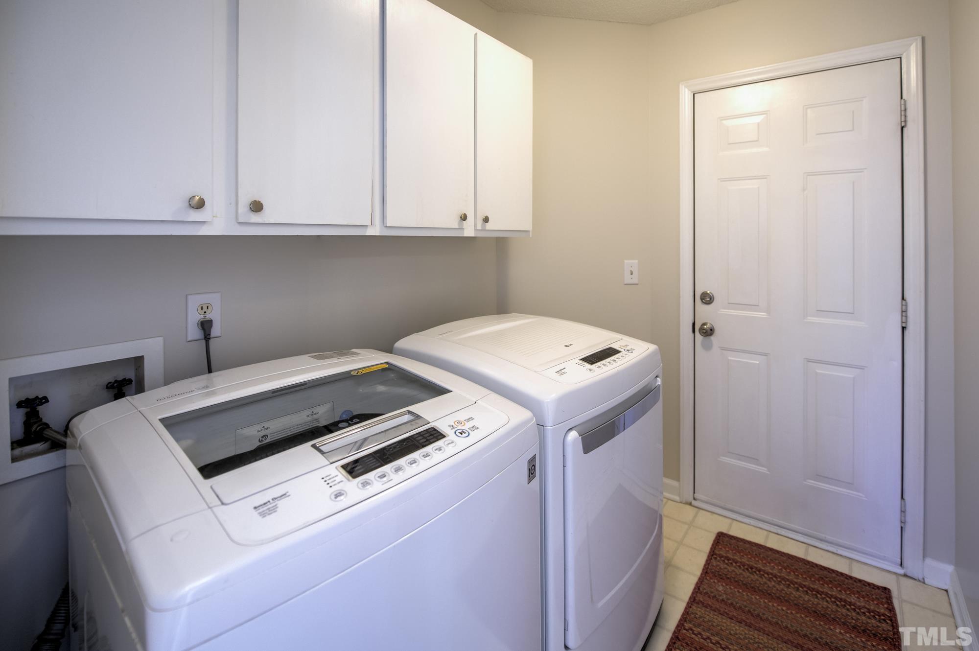 6809 Edwell Court Raleigh, NC 27617 - Photo 21 of 26 a utility room with dryer and washer