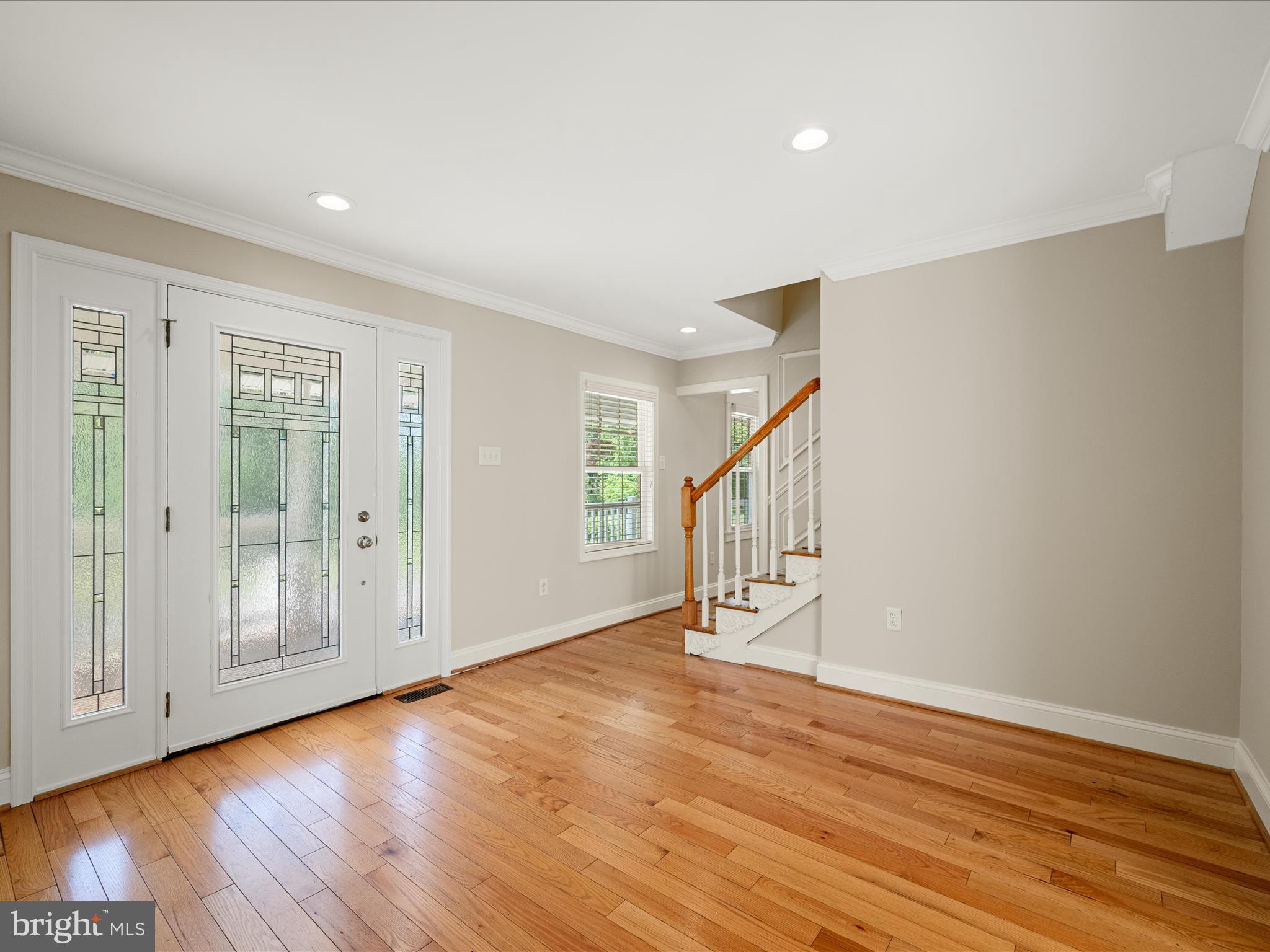 87 Old Waterloo Road Boyce, VA 22620 - Photo 14 of 76 a view of an empty room with wooden floor and entryway