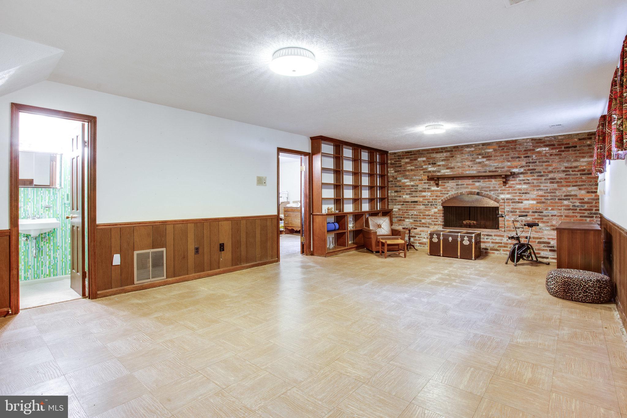 1225 Colonial Road McLean, VA 22101 - Photo 30 of 44 Lower Level Rec Room and Powder Room