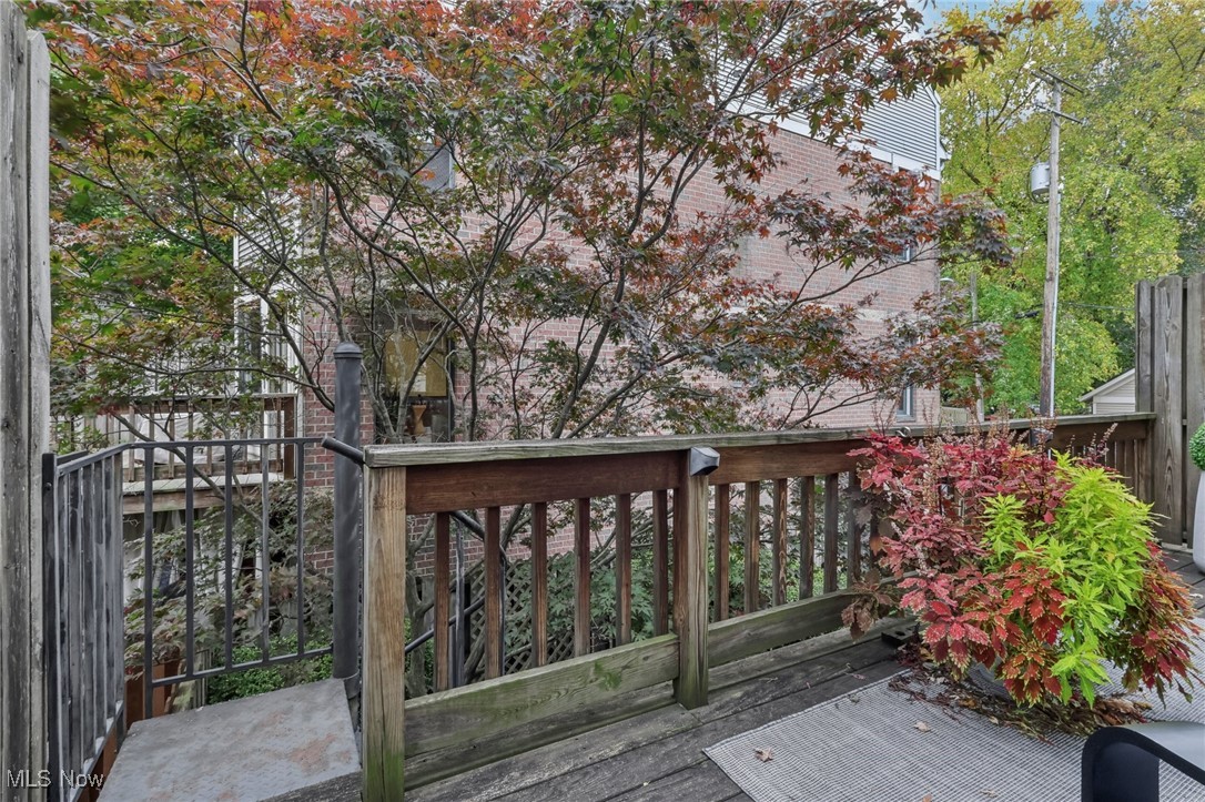 1737 Fulton Road Cleveland, OH 44113 - Photo 14 of 36 Deck on main living level accessed via great room.