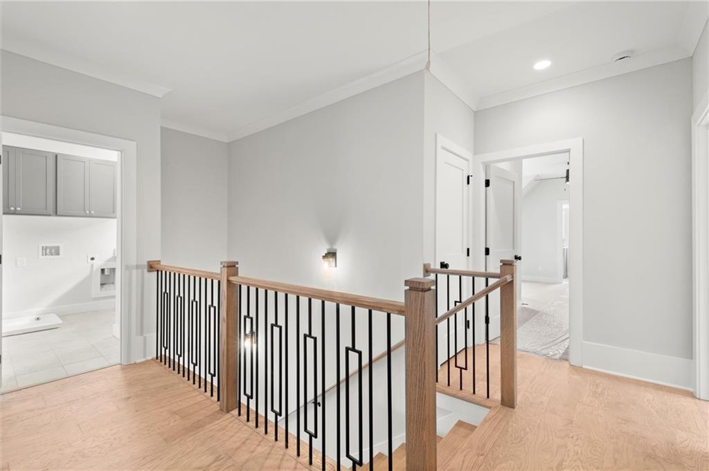 3794 Wynn Walk Brookhaven, GA 30341 - Photo 18 of 50 a view of hallway with wooden floor