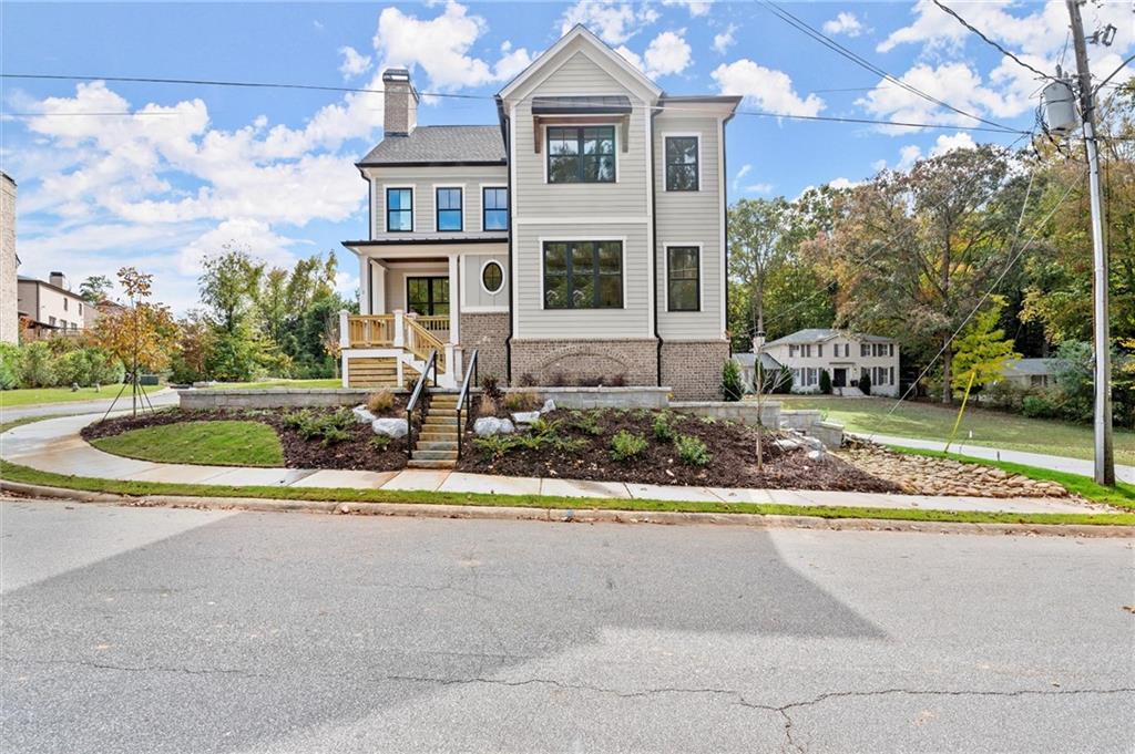 3794 Wynn Walk Brookhaven, GA 30341 - Photo 42 of 50 front view of a house with a yard