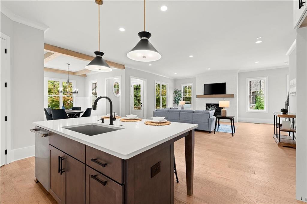 3794 Wynn Walk Brookhaven, GA 30341 - Photo 9 of 50 a kitchen that has a lot of cabinets in it