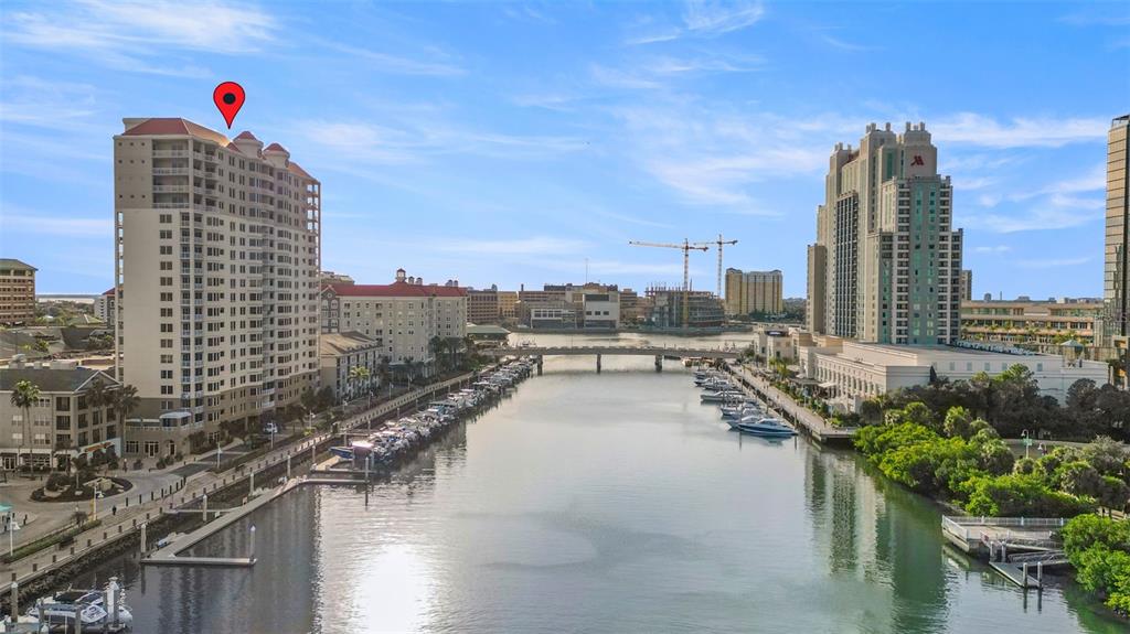 371 Channelside Walk Way, Unit 902 Tampa, FL 33602 - Photo 9 of 50 a view of a city with tall buildings