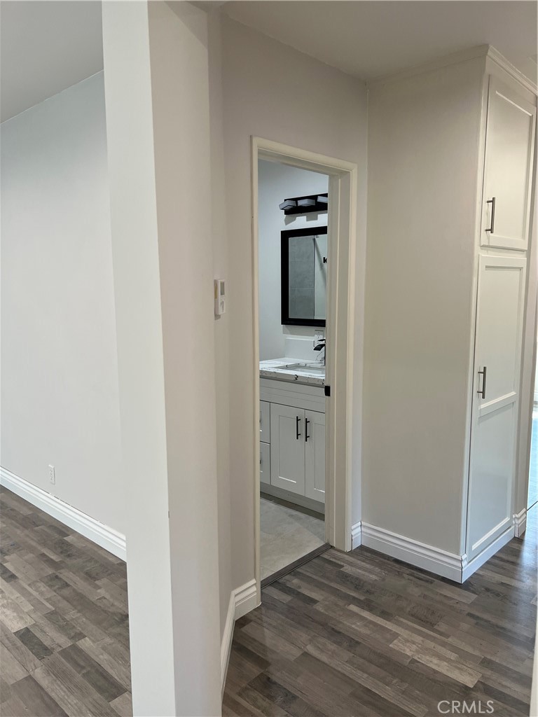 512 Lazard Street San Fernando, CA 91340 - Photo 3 of 3 a view of kitchen with sink and wooden floor