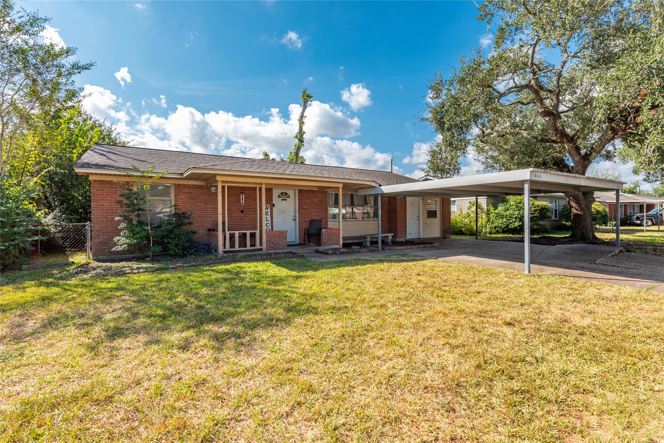 10526 Tolman Street Houston, TX 77034 - Photo 1 of 22 a view of a house with a swimming pool