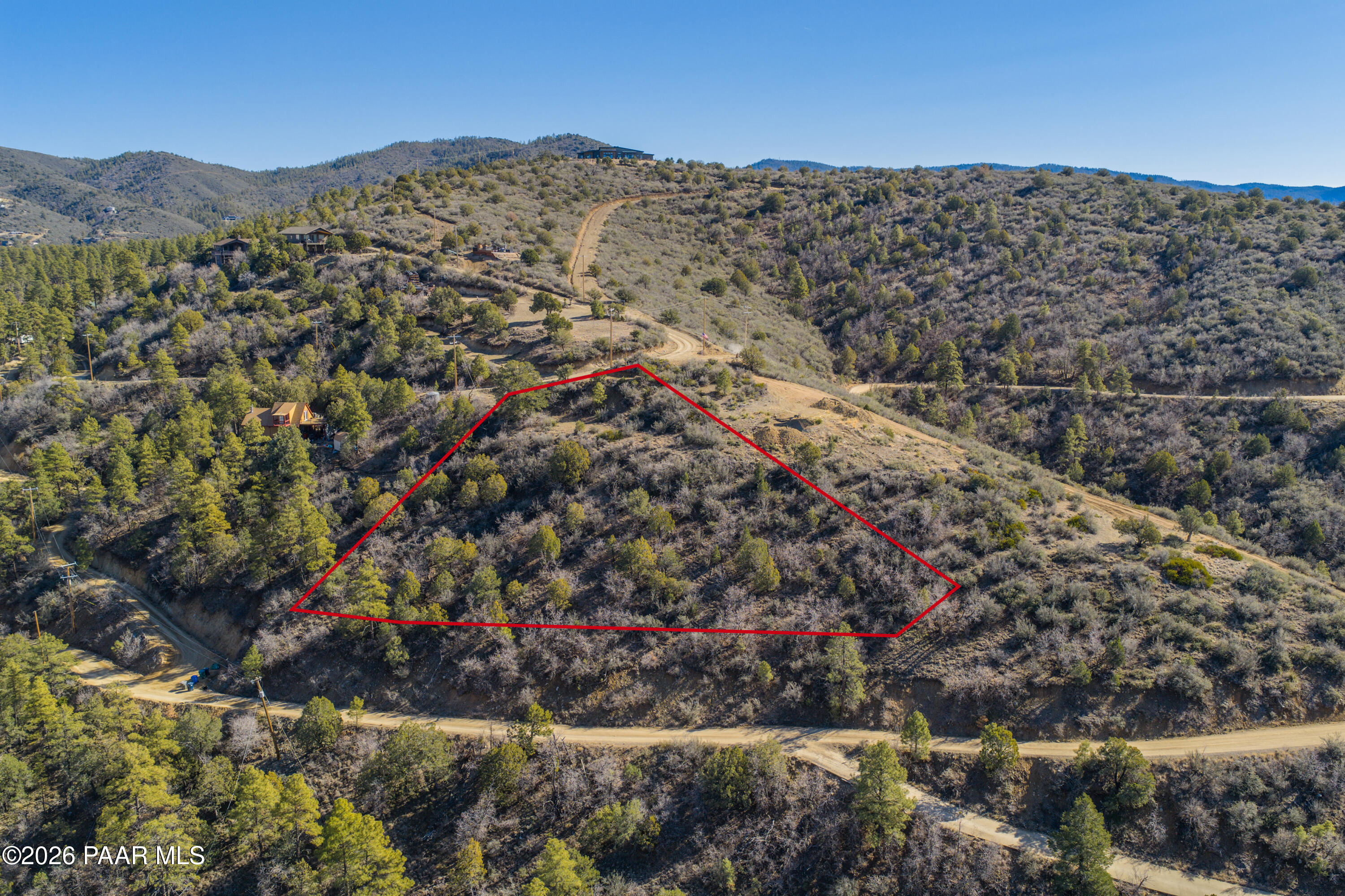 1490 South Rattlesnake Way Prescott, AZ 86303 - Photo 2 of 24 a view of a large mountain with mountains in the background