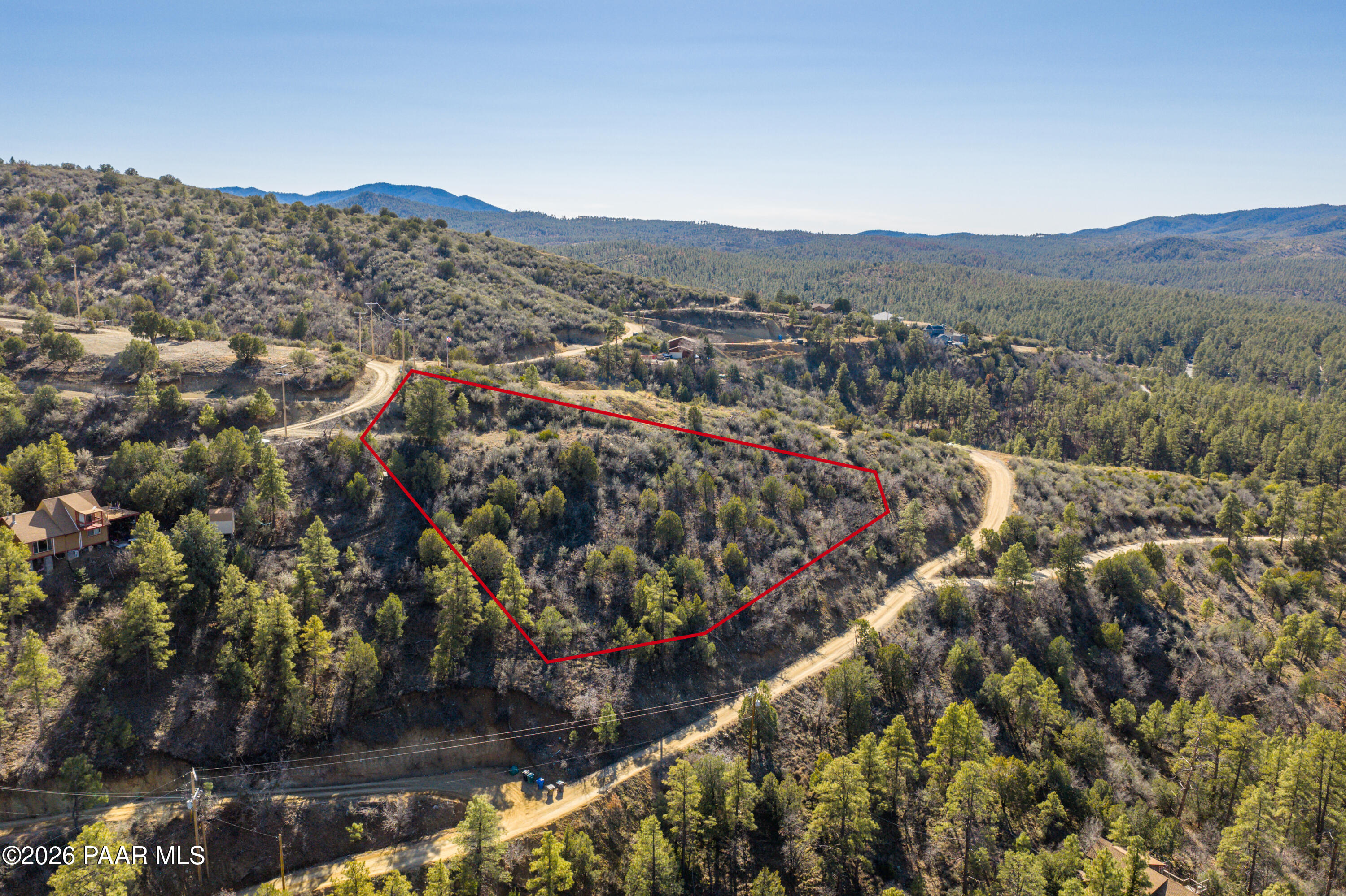 1490 South Rattlesnake Way Prescott, AZ 86303 - Photo 4 of 24 a view of a city with mountains in the background