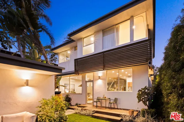 a view of a building from a window