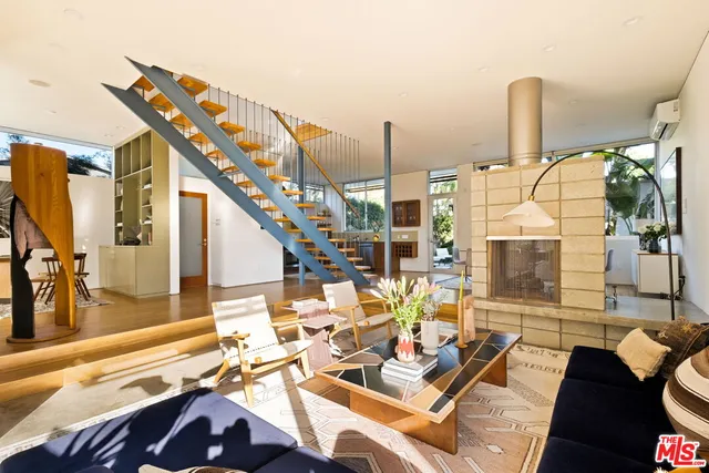 a view of balcony with patio