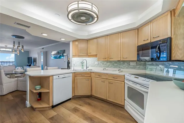 a view of a city with tall buildings