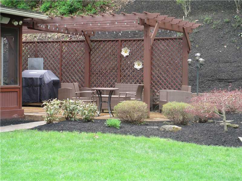 147 Three Degree Road Pittsburgh, PA 15237 - Photo 21 of 25 Exterior Back. The outdoor Pergola and Patio area - Fabulous Outdoor Entertaining Spaces!