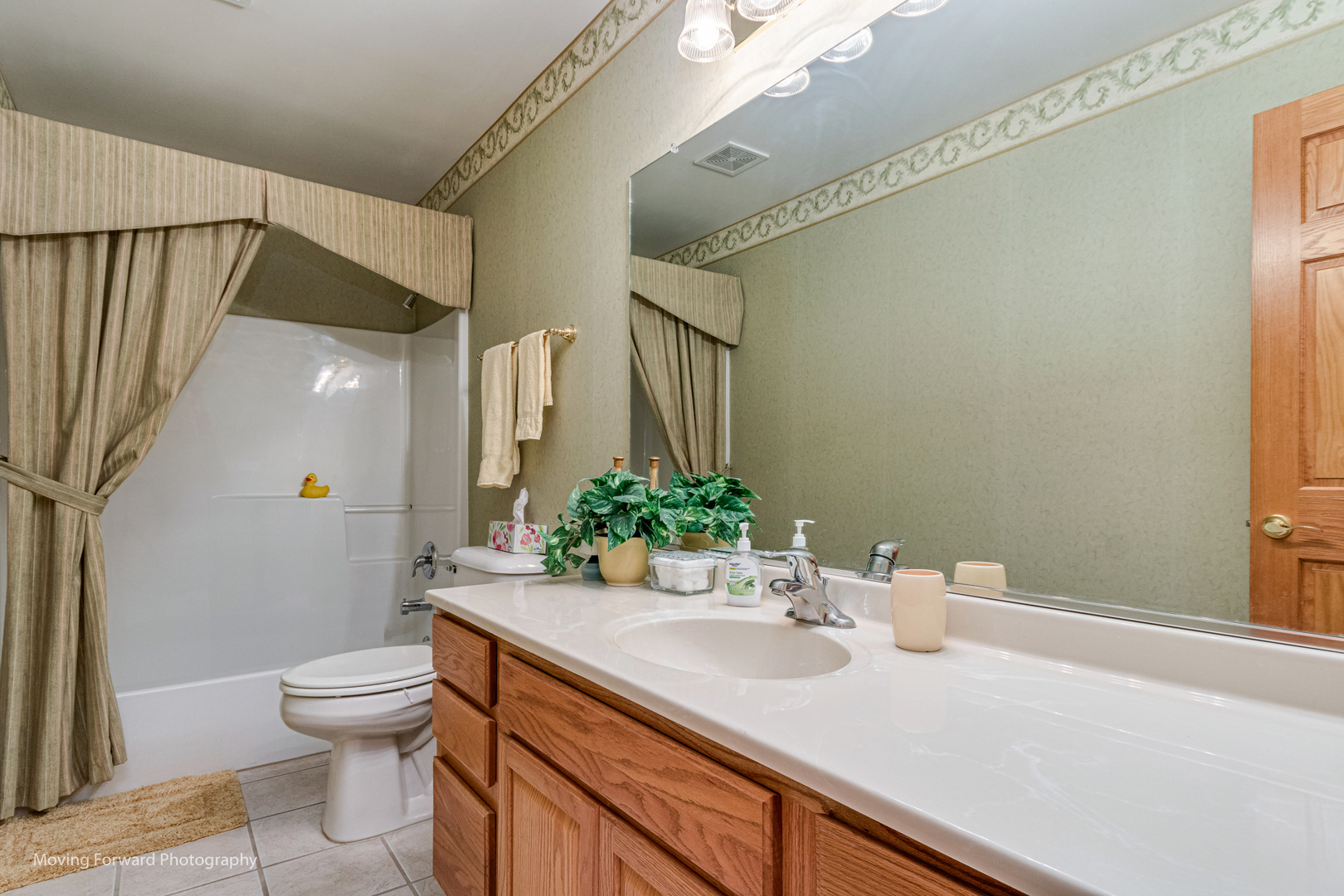 1909 Eagle Drive Morris, IL 60450 - Photo 18 of 24 a bathroom with a granite countertop sink toilet and shower